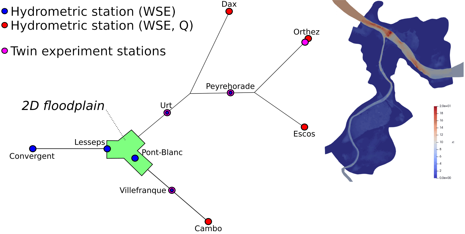 gmd network (left) and Bayonne zoom (right)